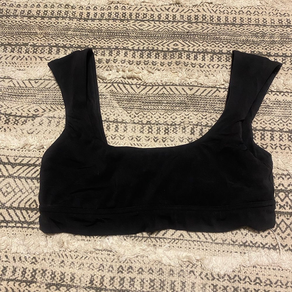 Aerie offline black sports bra nwt